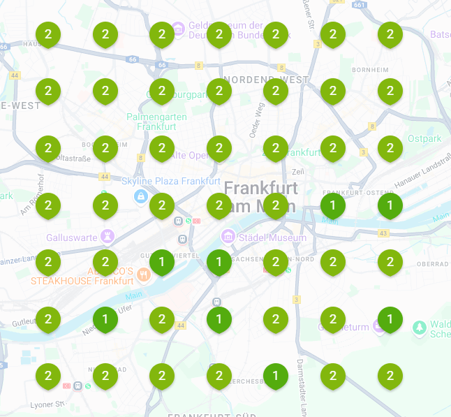 Eigene Ergebnisse: SEO Agentur Frankfurt - Top3 Top 3 Local SEO Agentur Google Maps Ranking 2025