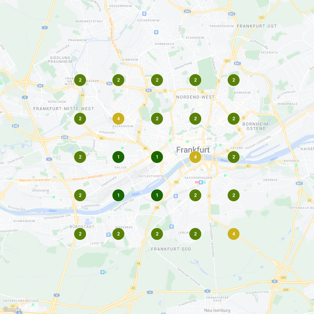 Eigene Ergebnisse: SEO Agentur Frankfurt - Top3 Top 3 Local SEO Agentur Google Maps Ranking 2025